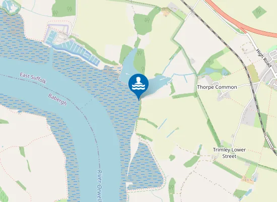 Map of Trimley Shores