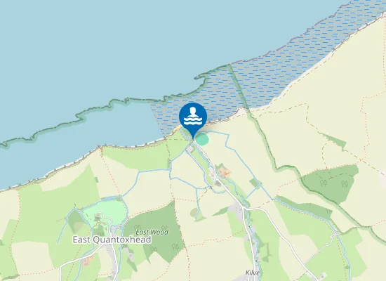 Map of Kilve Beach
