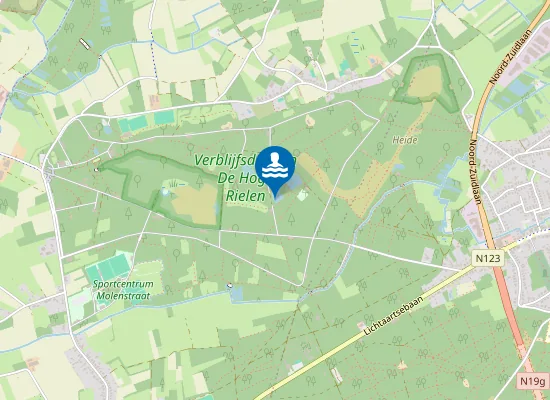 Map of Kasterlee De Hoge Rielen