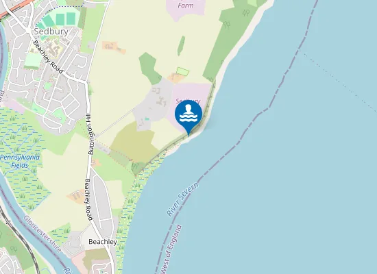 Map of Fossil Beach