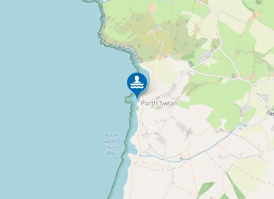 Map of Porth y Cychod