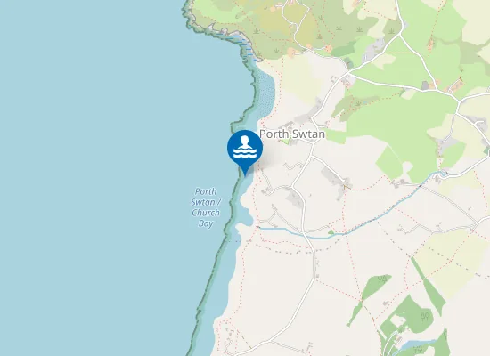 Map of Porth Tyddyn-uchaf