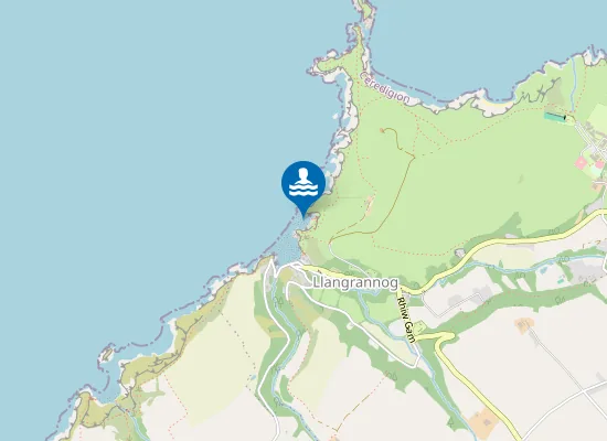 Map of Cilborth Beach