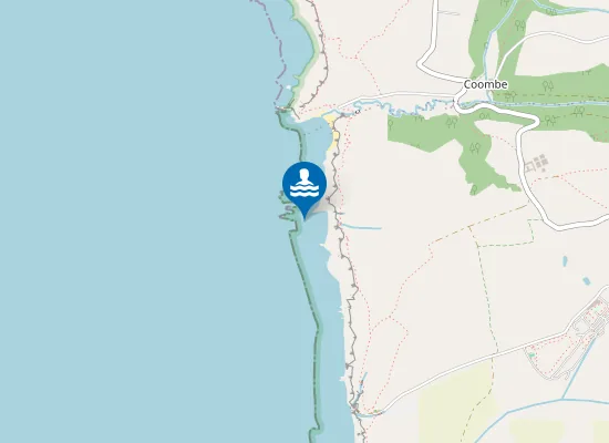 Map of Warren Gutter Beach