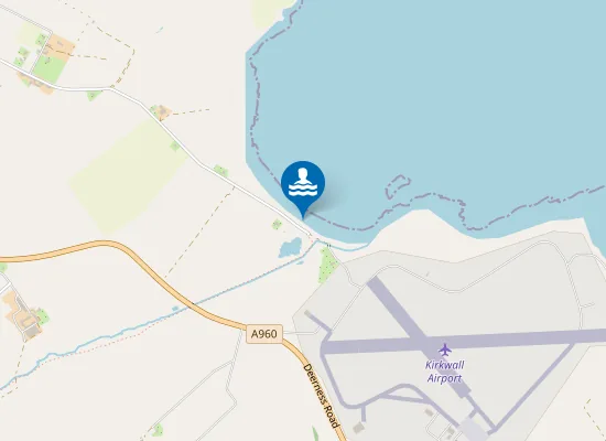 Map of Inganess beach