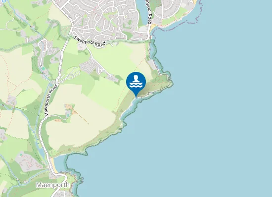 Map of Arthur's Beach (Sunny Cove)