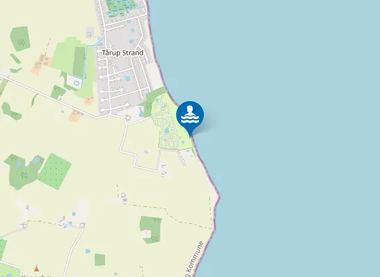 Map of TÅRUP STRAND CAMPING