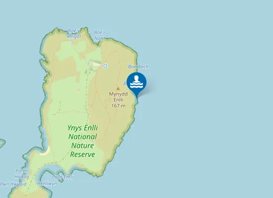 Map of Briw Cerrig