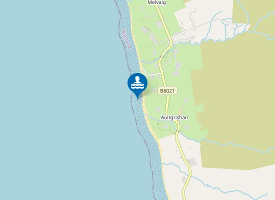 Map of Cladach an Uillt Ghrìsean