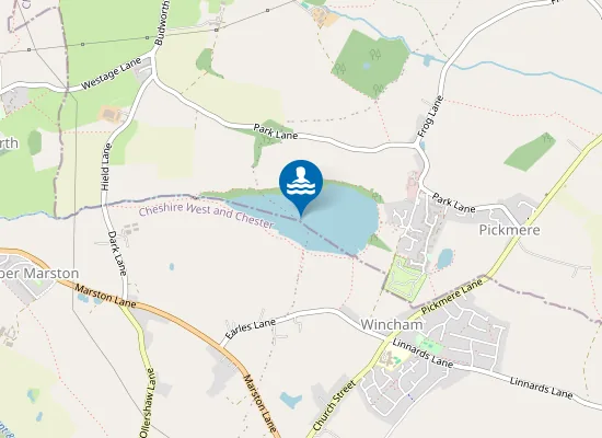 Map of Pick Mere