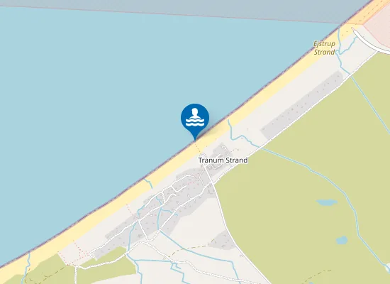 Map of TRANUM STRAND