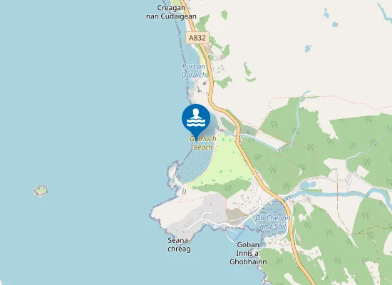 Map of Gairloch Beach