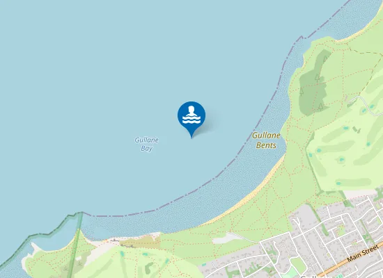 Map of Gullane Bents