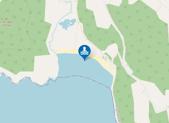 Map of Ostel Bay beach