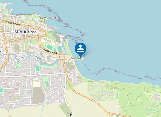 Map of East Sands