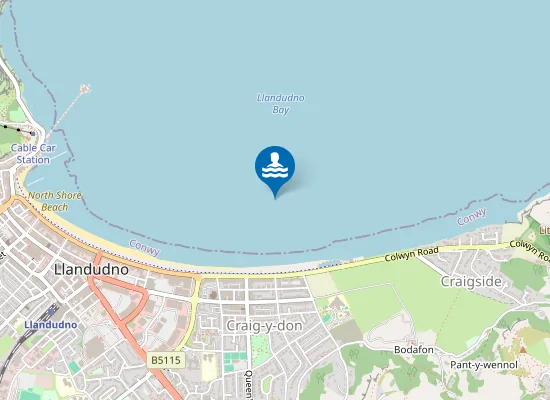 Map of North Shore Beach