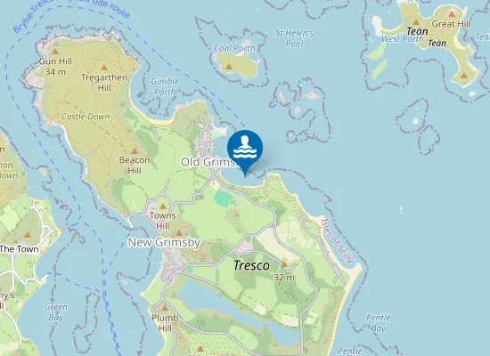Map of Green Porth