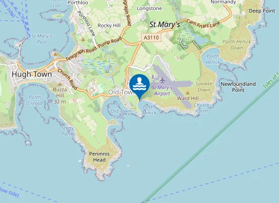 Map of Porth Minick