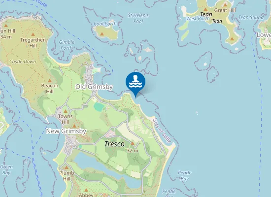 Map of Cook's Porth