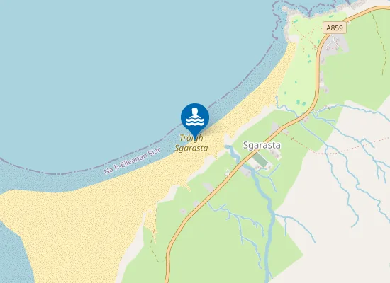 Map of Tràigh Sgarasta