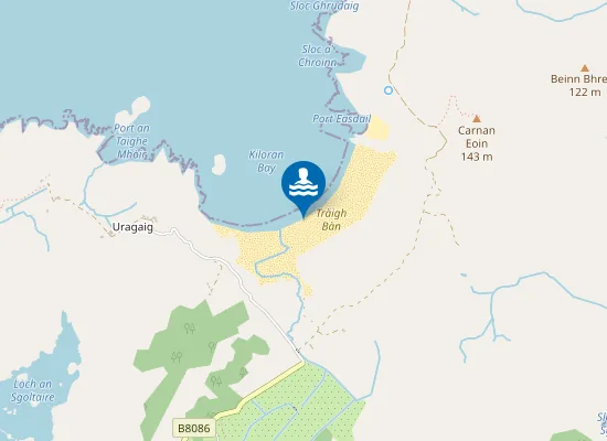 Map of Tràigh Bàn