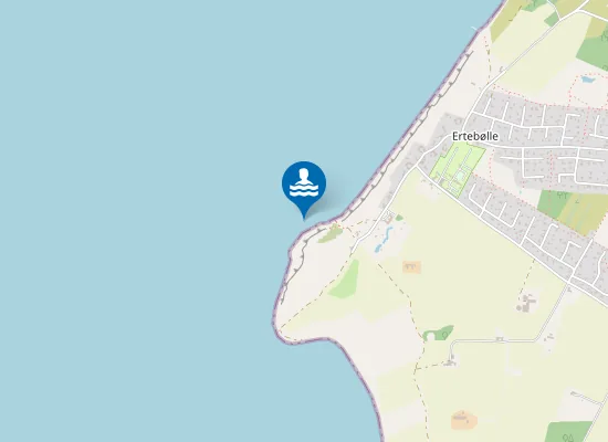 Map of ERTEBØLLE STRAND