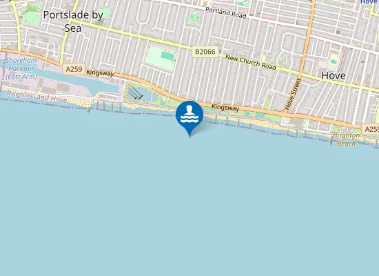 Map of Brighton Beach