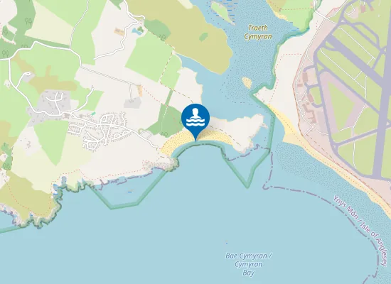 Map of Traeth Llydan