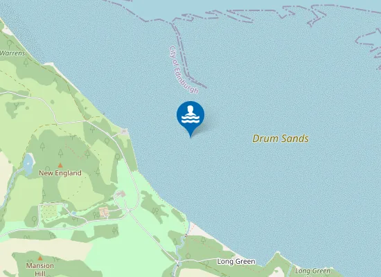 Map of Drum Sands