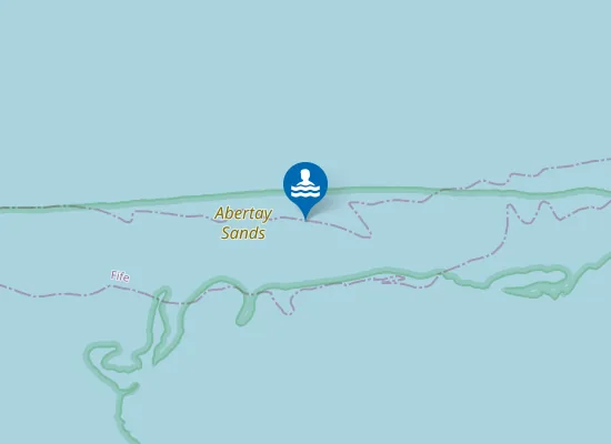Map of Abertay Sands