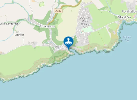 Map of Polpero Beach