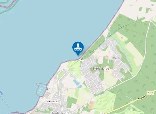 Map of ILLERISØRE STRAND