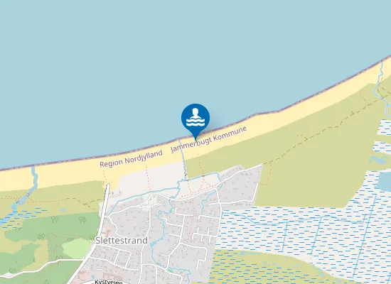 Map of SLETTE STRAND