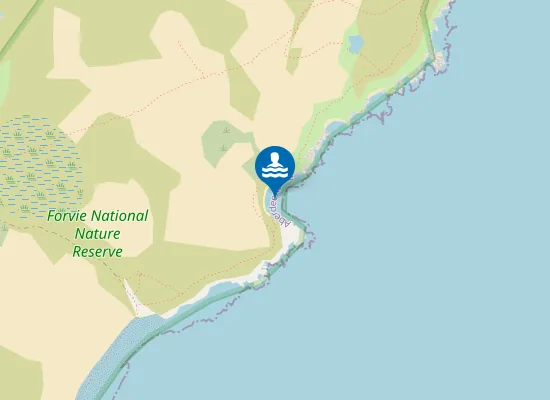 Map of Hackley Bay