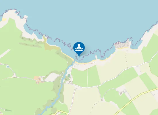 Map of New Aberdour Beach