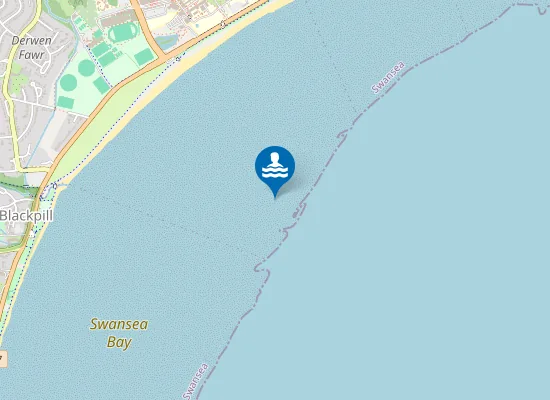 Map of Swansea Beach