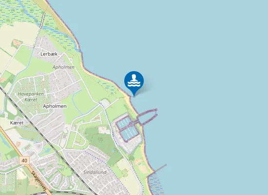 Map of FR.HAVN, RØNNERNE - NORD FOR RØNNERHAVNEN