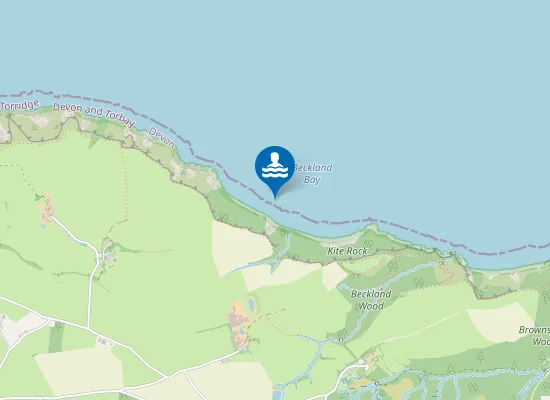 Map of Beckland Beach