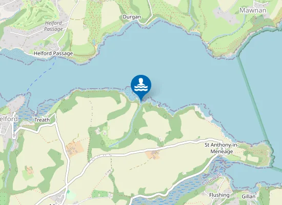 Map of Bosahan Cove