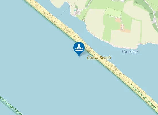 Map of Chesil Beach