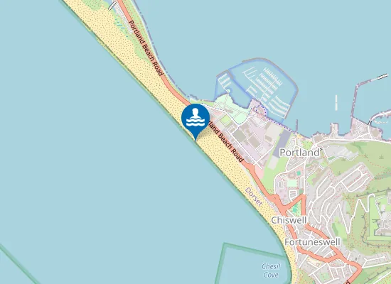 Map of Portland Beach