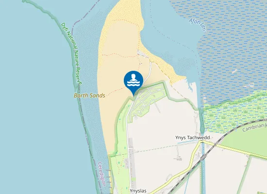 Map of Borth Sands