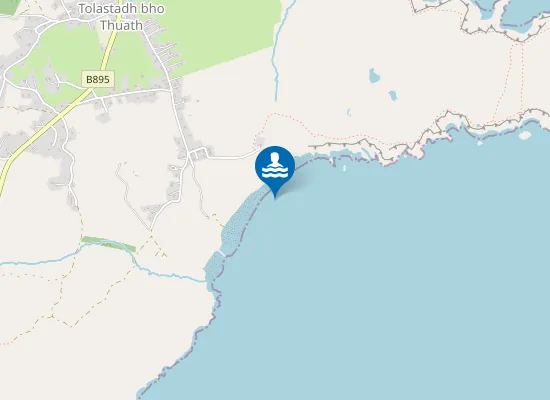 Map of Tràigh Ghioradail