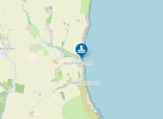 Map of Hallsands