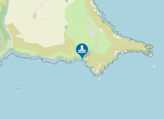 Map of Great Mattiscombe Sand