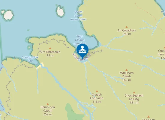Map of Traigh Bhan Gleann nam Muc