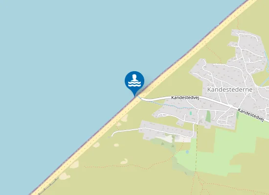 Map of KANDESTEDERNE