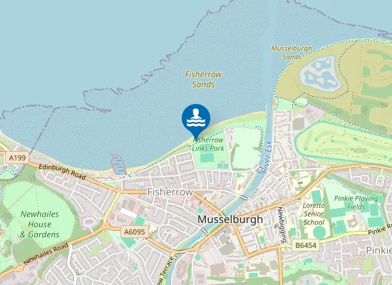Map of Fisherrow Sands