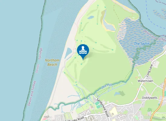 Map of Northam Beach