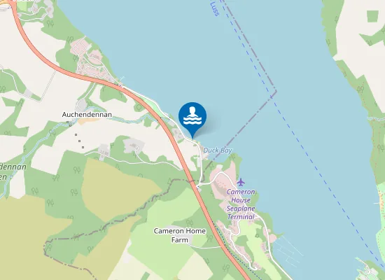 Map of Duck Bay Beach
